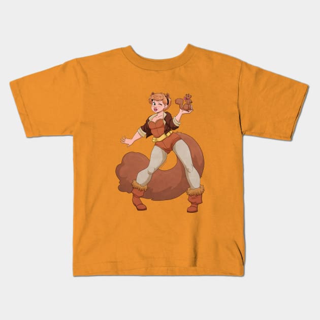 The Unbeatable Squirrel Girl Kids T-Shirt by reidavidson